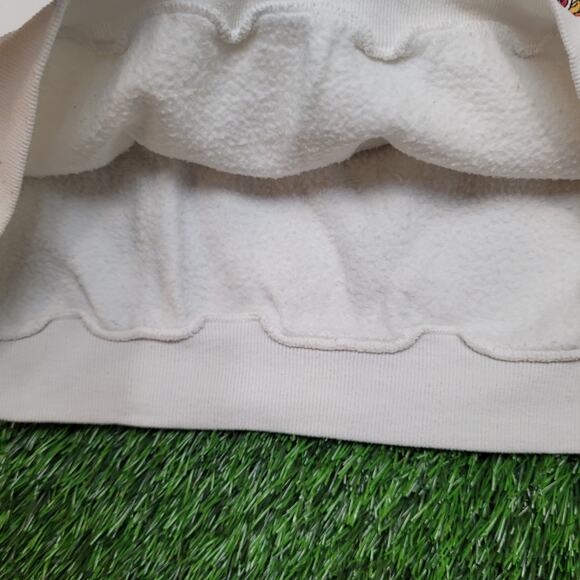 VTG 90s Mickey Unlimited Boxy Crop Drop Shoulder Sweatshirt XL Disney USA - Picture 4 of 9